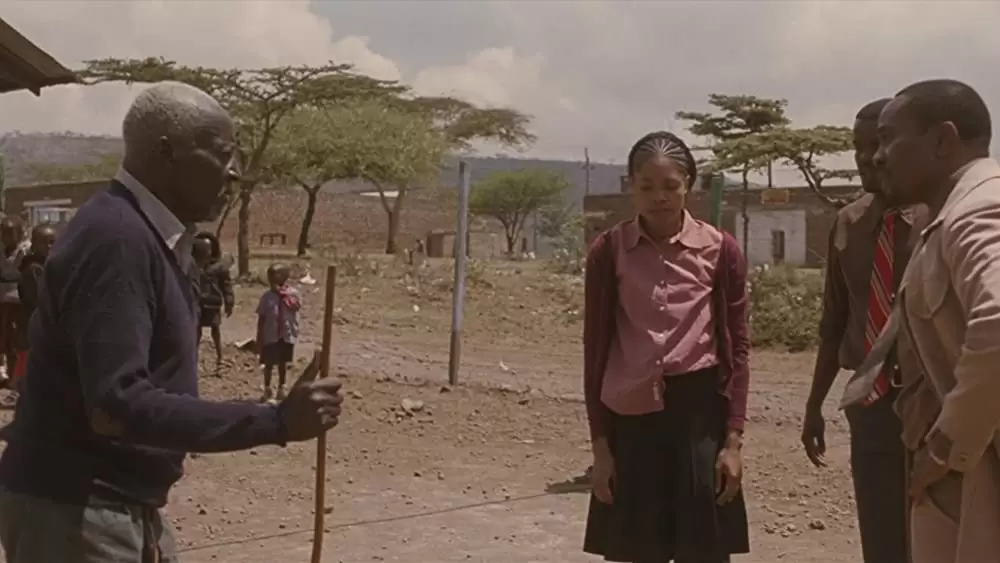 おじいさんと草原の小学校の画像