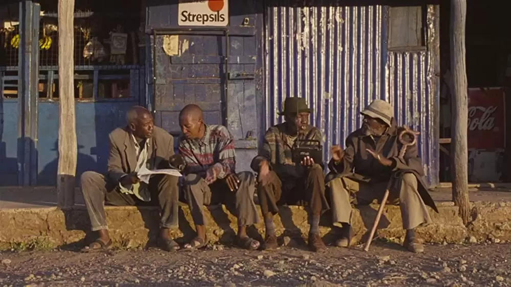 おじいさんと草原の小学校の画像