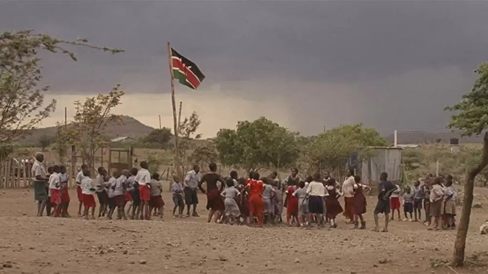 おじいさんと草原の小学校の画像