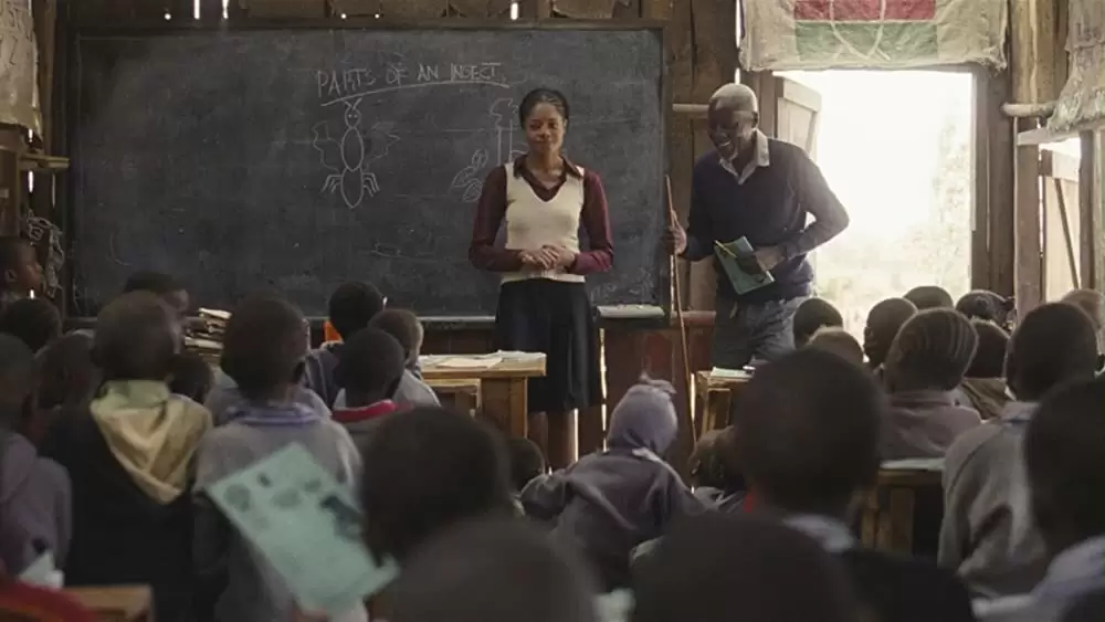 おじいさんと草原の小学校の画像