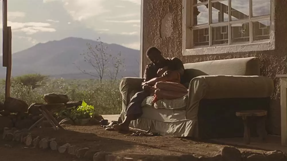 おじいさんと草原の小学校の画像