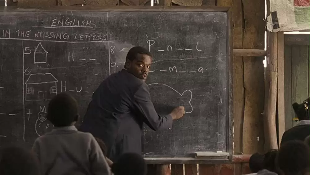 おじいさんと草原の小学校の画像