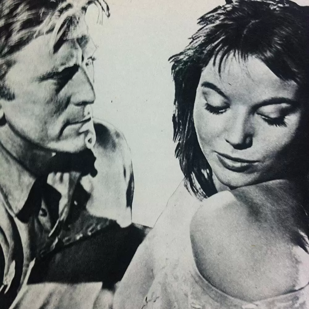 「赤い砦」カーク・ダグラス & エルザ・マルティネリの画像