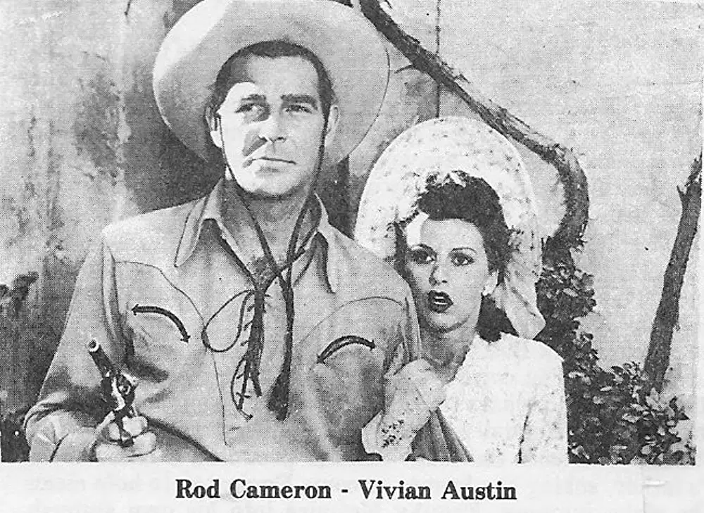 「あの馬車を撃て!」Vivian Austin & ロッド・キャメロンの画像