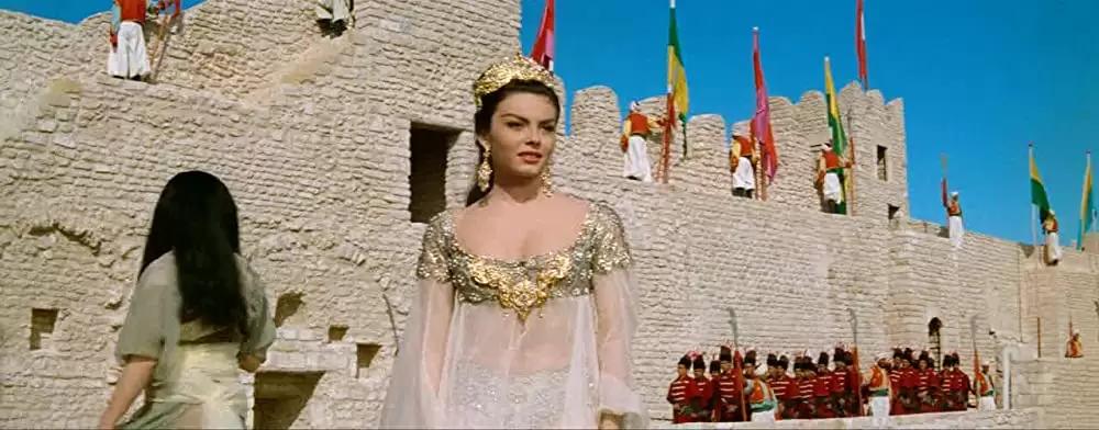 「アラジンと女盗賊」Michèle Mercier & ドナルド・オコナーの画像