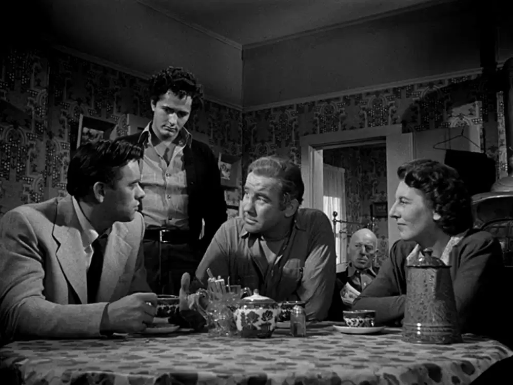 「オール・ザ・キングスメン」ジョン・デレク & ブロデリック・クロフォード & ジョン・アイアランド & アン・セイモアの画像