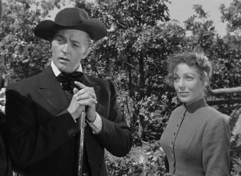 「荒原の女」ロバート・ミッチャム & ロレッタ・ヤングの画像