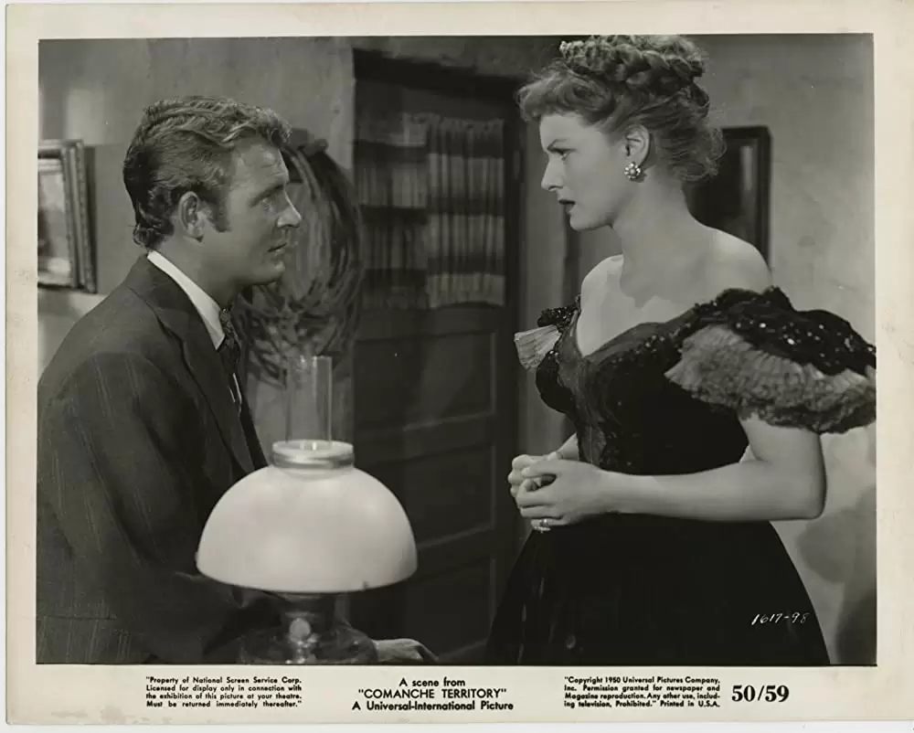 「コマンチ族の怒り」モーリン・オハラ & チャールズ・ドレイクの画像