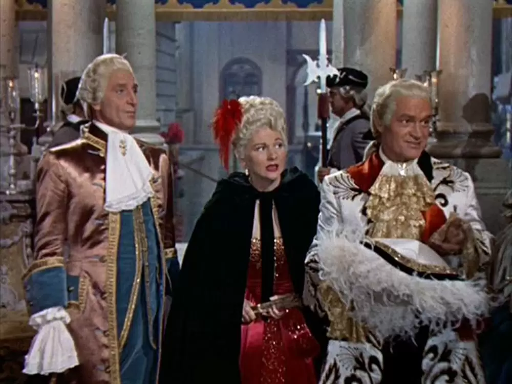 「豪傑カサノヴァ」ジョーン・フォンテイン & ボブ・ホープ & ベイジル・ラスボーンの画像