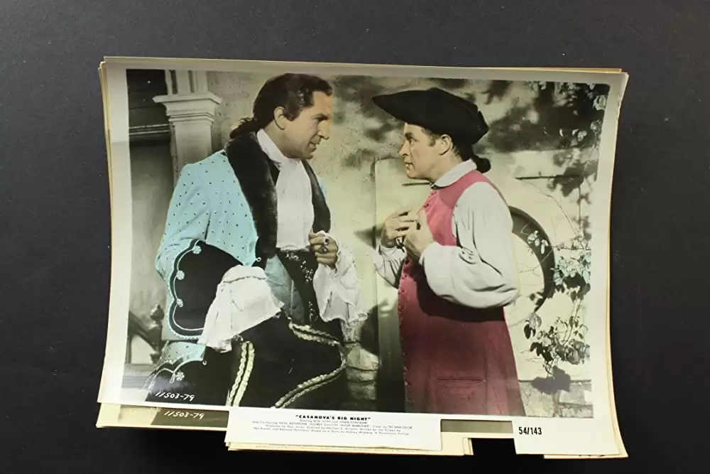 「豪傑カサノヴァ」ジョーン・フォンテイン & ボブ・ホープ & ベイジル・ラスボーンの画像