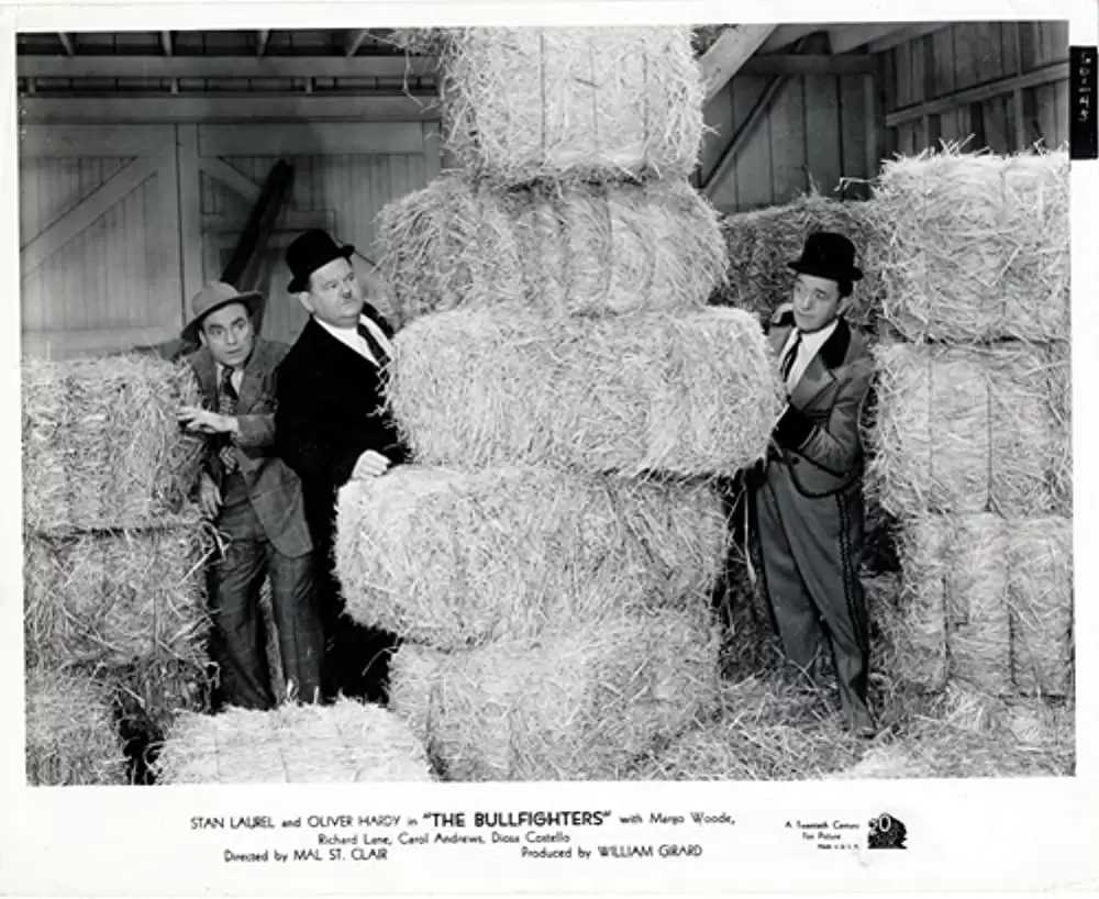 「極楽闘牛士」Oliver Hardy & リチャード・レイン & スタン・ローレルの画像