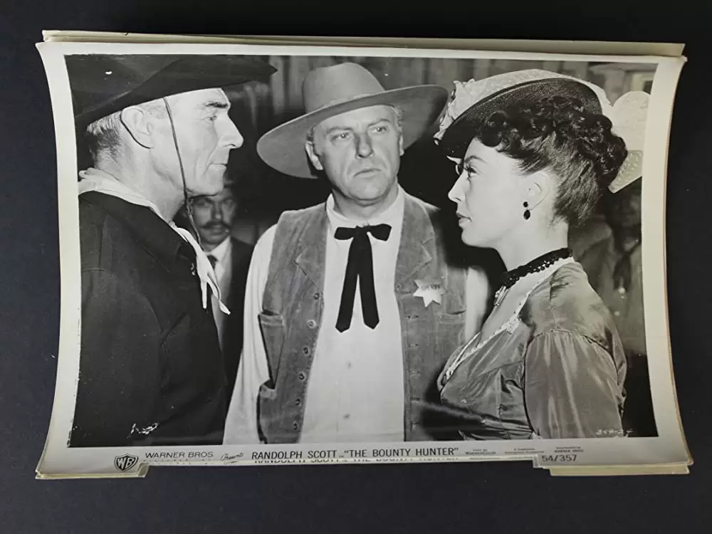 「賞金を追う男」ランドルフ・スコット & ハワード・ペトリー & Archie Twitchell & マリー・ウィンザーの画像