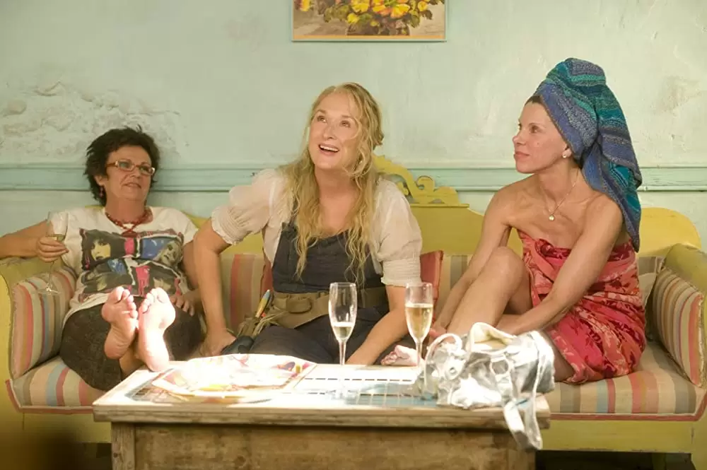 「マンマ・ミーア！」メリル・ストリープ & クリスティーン・バランスキー & ジュリー・ウォルターズの画像