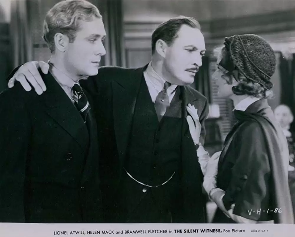 「沈黙の証人」ライオネル・アトウィル & ブラムウェル・フレッチャー & ヘレン・マックの画像
