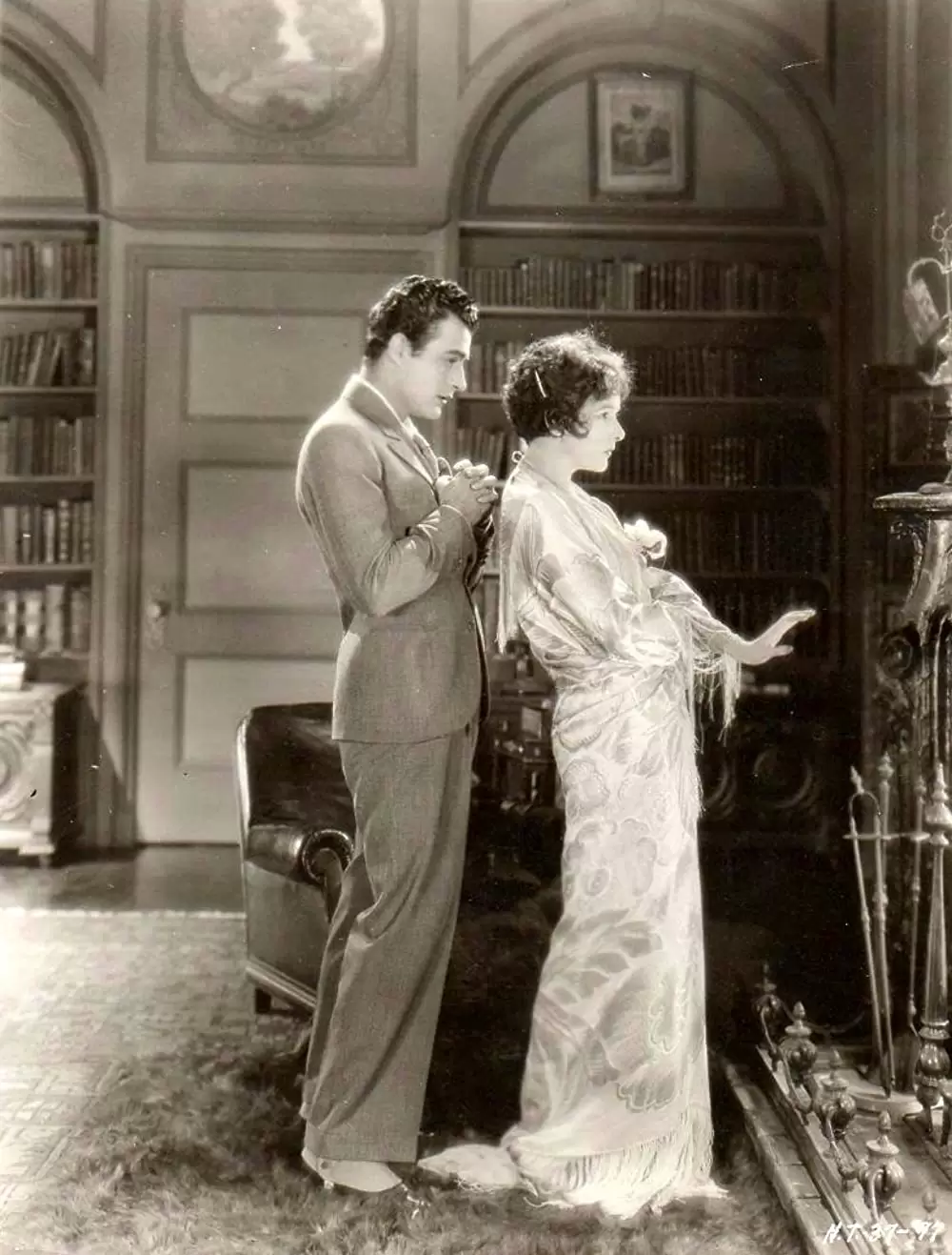 「椿姫(1927・アメリカ)」ギルバート・ローランド & ノーマ・タルマッジの画像