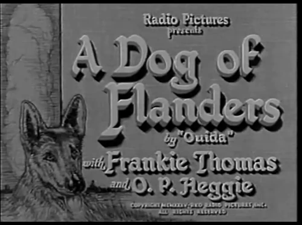 「フランダースの犬（1935）」フランキー・トーマス & Lightningの画像