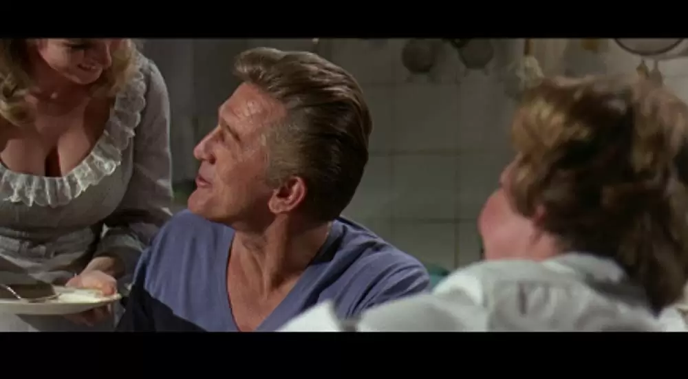 「ボディガード」カーク・ダグラス & シャロン・ファレルの画像