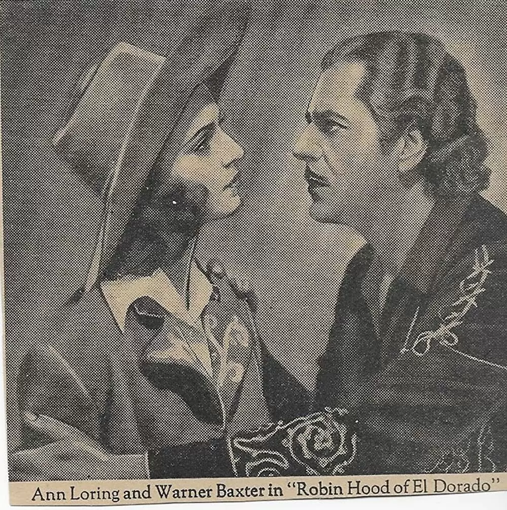 「ロビン・フッドの復讐」Warner Baxter & Ann Loringの画像