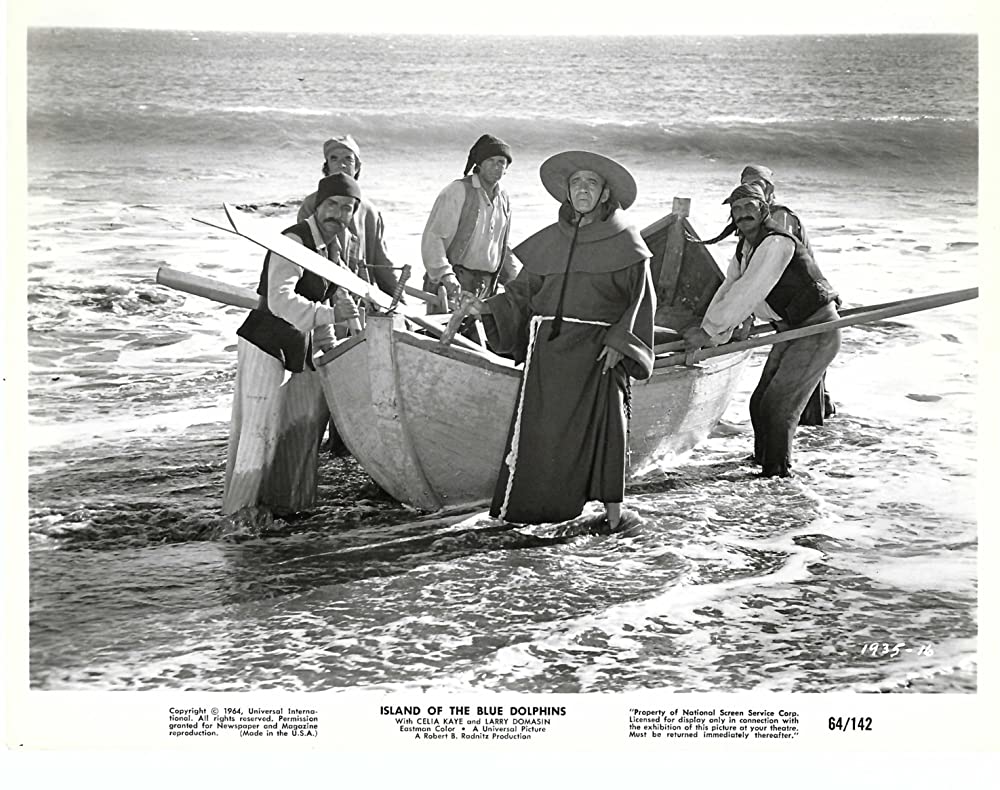 青いイルカの島の画像