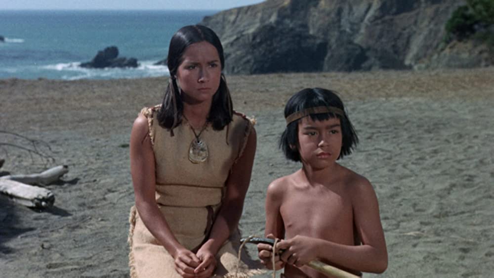 青いイルカの島の画像