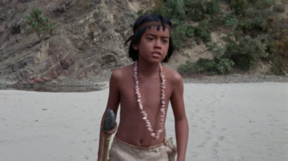 青いイルカの島の画像