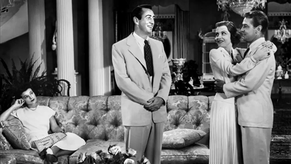 「暗黒街の巨頭」アラン・ラッド & マクドナルド・ケリー & ベティ・フィールド & ルース・ハッセイの画像