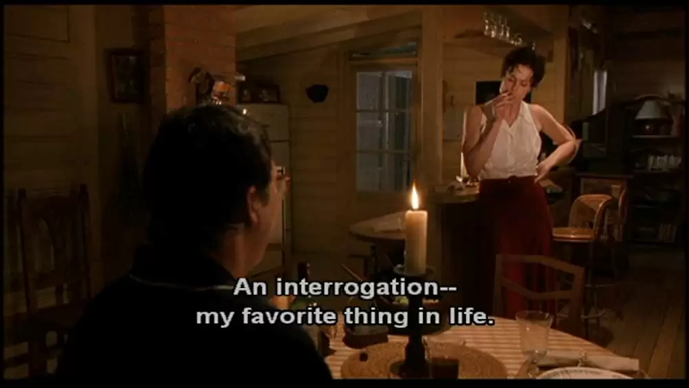 「死と処女（おとめ）」シガニー・ウィーバー & スチュアート・ウィルソンの画像