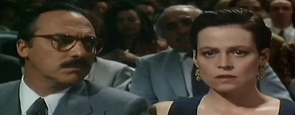 「死と処女（おとめ）」シガニー・ウィーバー & スチュアート・ウィルソンの画像