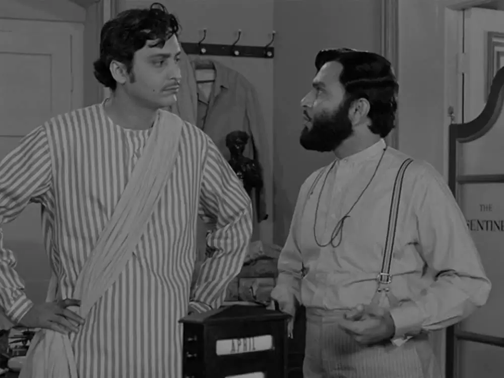 「チャルラータ」Soumitra Chatterjee & Shailen Mukherjeeの画像