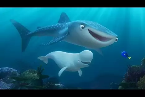 「ファインディング・ドリー」エレン・デジェネレス & タイ・バレル & ケイトリン・オルソンの画像