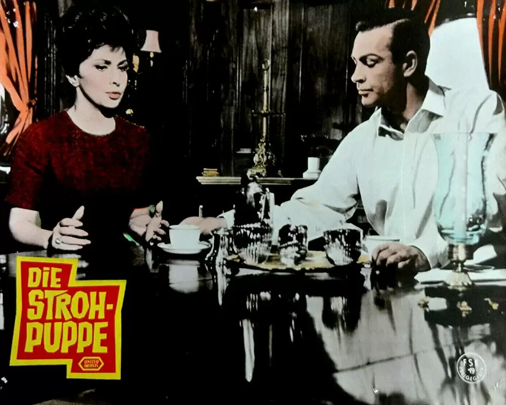 「わらの女」ショーン・コネリー & ジーナ・ロロブリジーダの画像