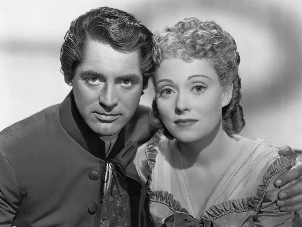 「明日への戦ひ」ケイリー・グラント & マーサ・スコットの画像