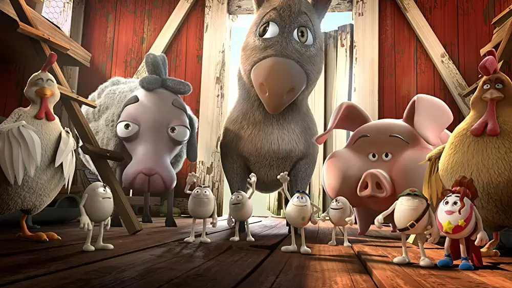 Un gallo con muchos huevos（原題）の画像