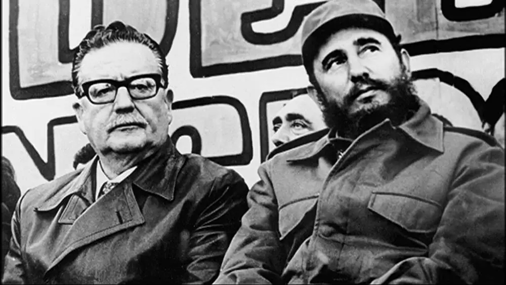 「サルバドール・アジェンデ」フィデル・カストロ & Salvador Allendeの画像