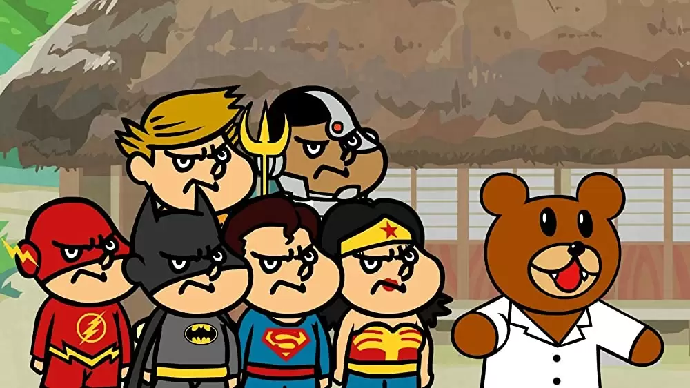 「DCスーパーヒーローズ vs 鷹の爪団」の画像