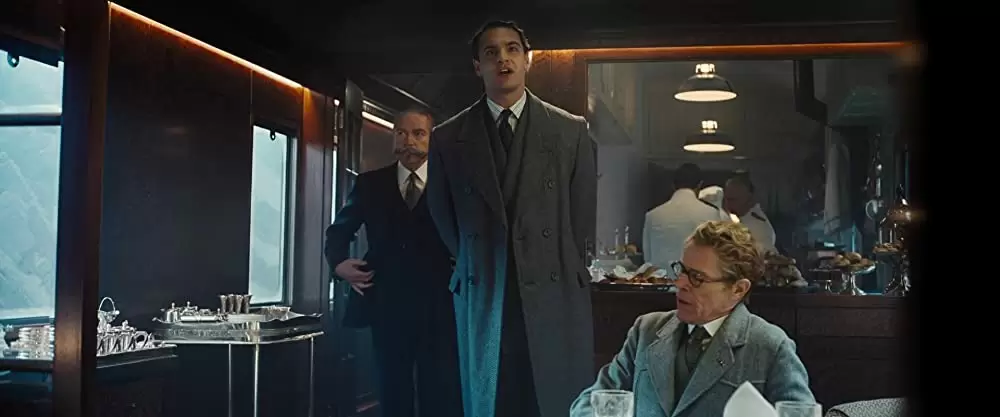 「オリエント急行殺人事件」ケネス・ブラナー & ウィレム・デフォー & トム・ベイトマンの画像