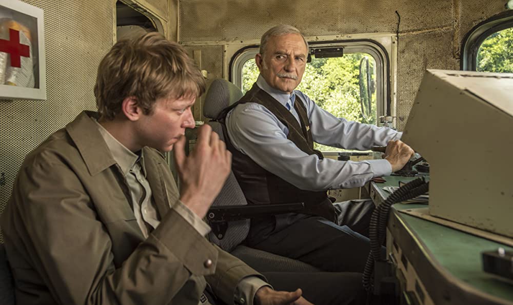 鉄道運転士の花束の画像