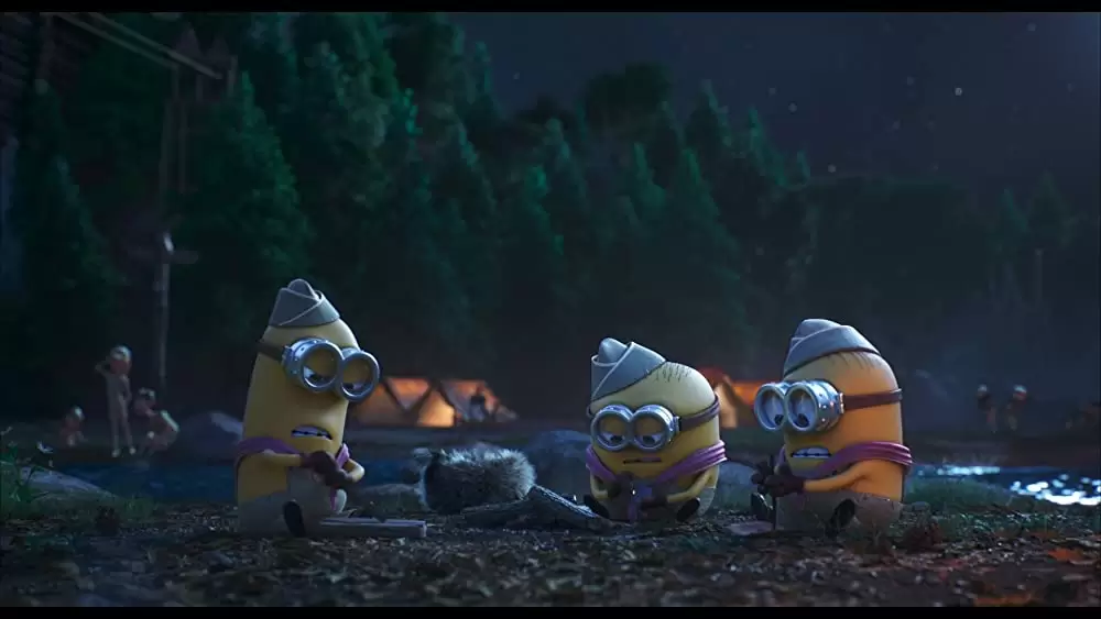 ミニオンのキャンプで爆笑大バトルの画像