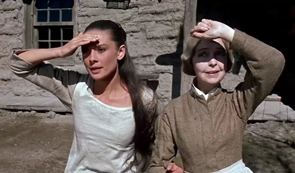 「許されざる者」オードリー・ヘプバーン & リリアン・ギッシュの画像