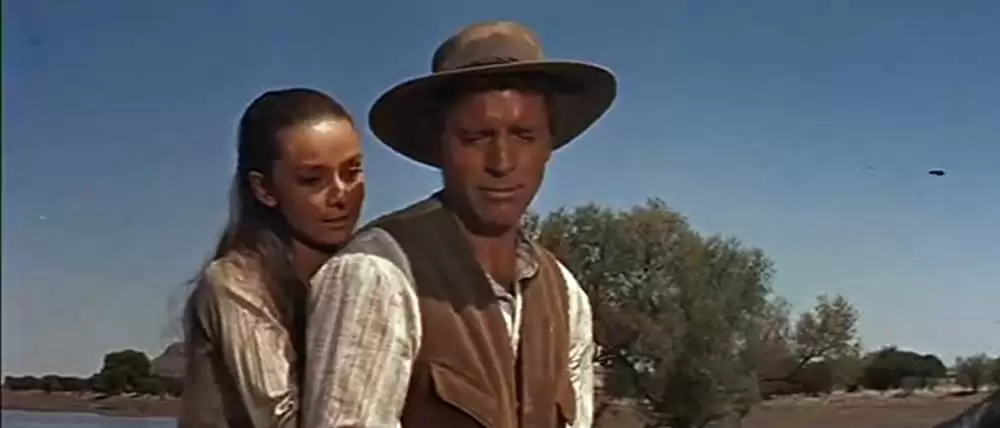 「許されざる者」オードリー・ヘプバーン & バート・ランカスターの画像