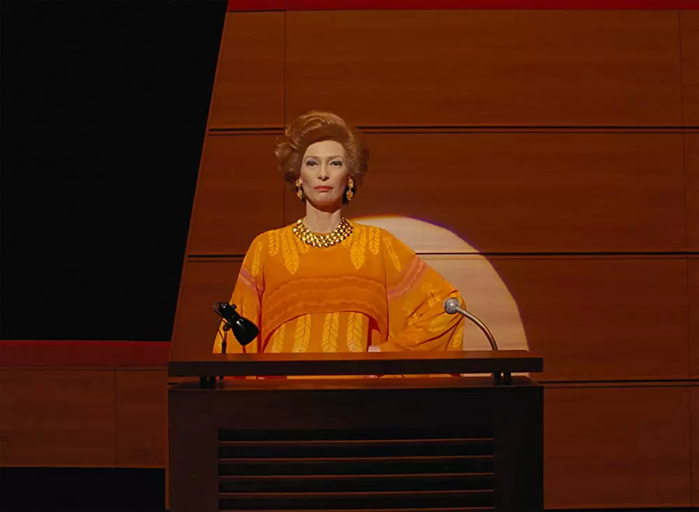 「フレンチ・ディスパッチ ザ・リバティ、カンザス・イヴニング・サン別冊」ティルダ・スウィントンの画像