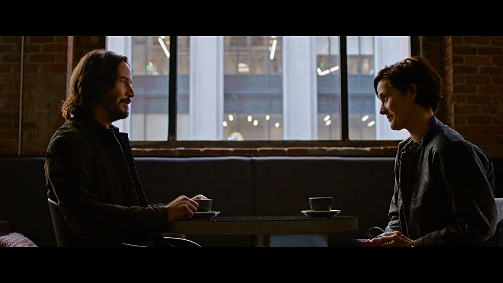 「マトリックス レザレクションズ」キアヌ・リーブス & キャリー＝アン・モスの画像