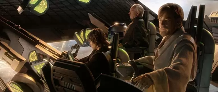 「スター・ウォーズ エピソード3／シスの復讐」ユアン・マクレガー & イアン・マクダーミド & ケニー・ベイカー & ヘイデン・クリステンセンの画像