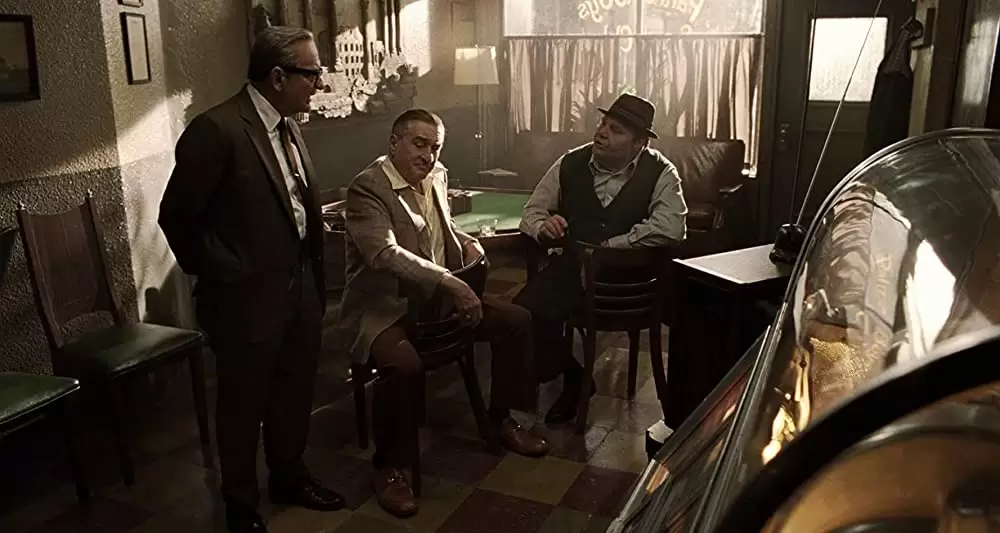 「アイリッシュマン」ロバート・デ・ニーロ & ジョー・ペシ & ドメニク・ランバルドッツィの画像