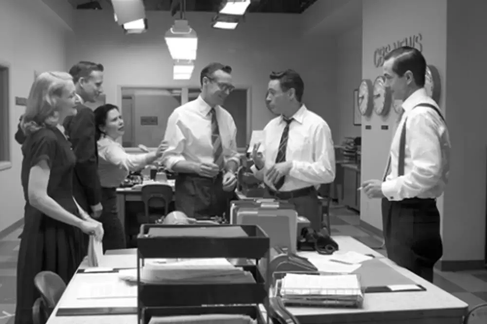 「グッドナイト&グッドラック」ジョージ・クルーニー & ロバート・ダウニー・Jr. & パトリシア・クラークソンの画像