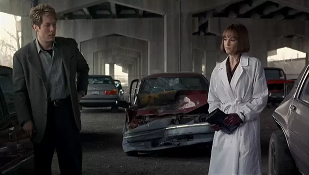 「クラッシュ」ホリー・ハンター & ジェームズ・スペイダーの画像