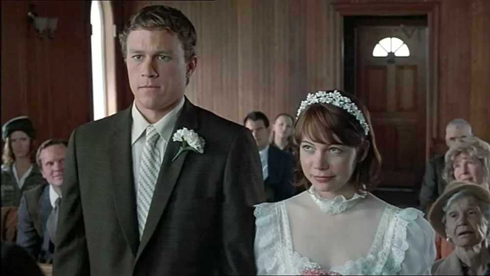 「ブロークバック・マウンテン」ヒース・レジャー & ミシェル・ウィリアムズの画像