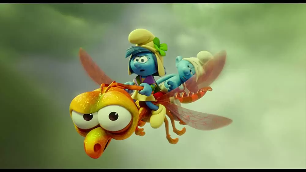 「スマーフ スマーフェットと秘密の大冒険」ミシェル・ロドリゲス & ジャック・マクブレイヤーの画像