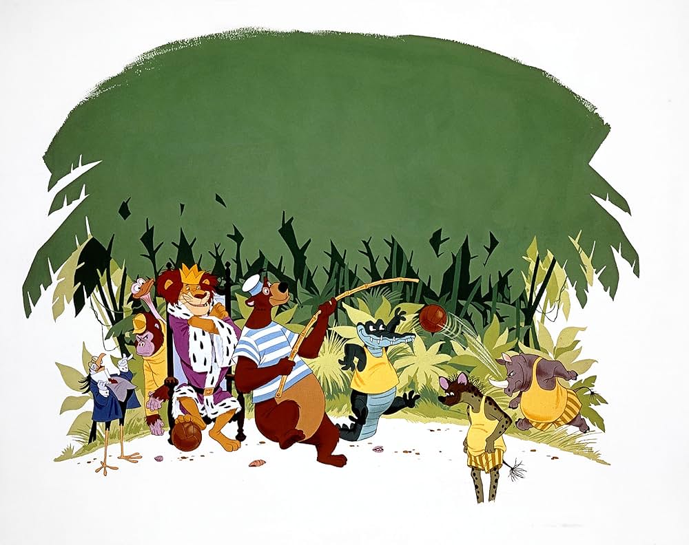 ベッドかざりとほうきの画像