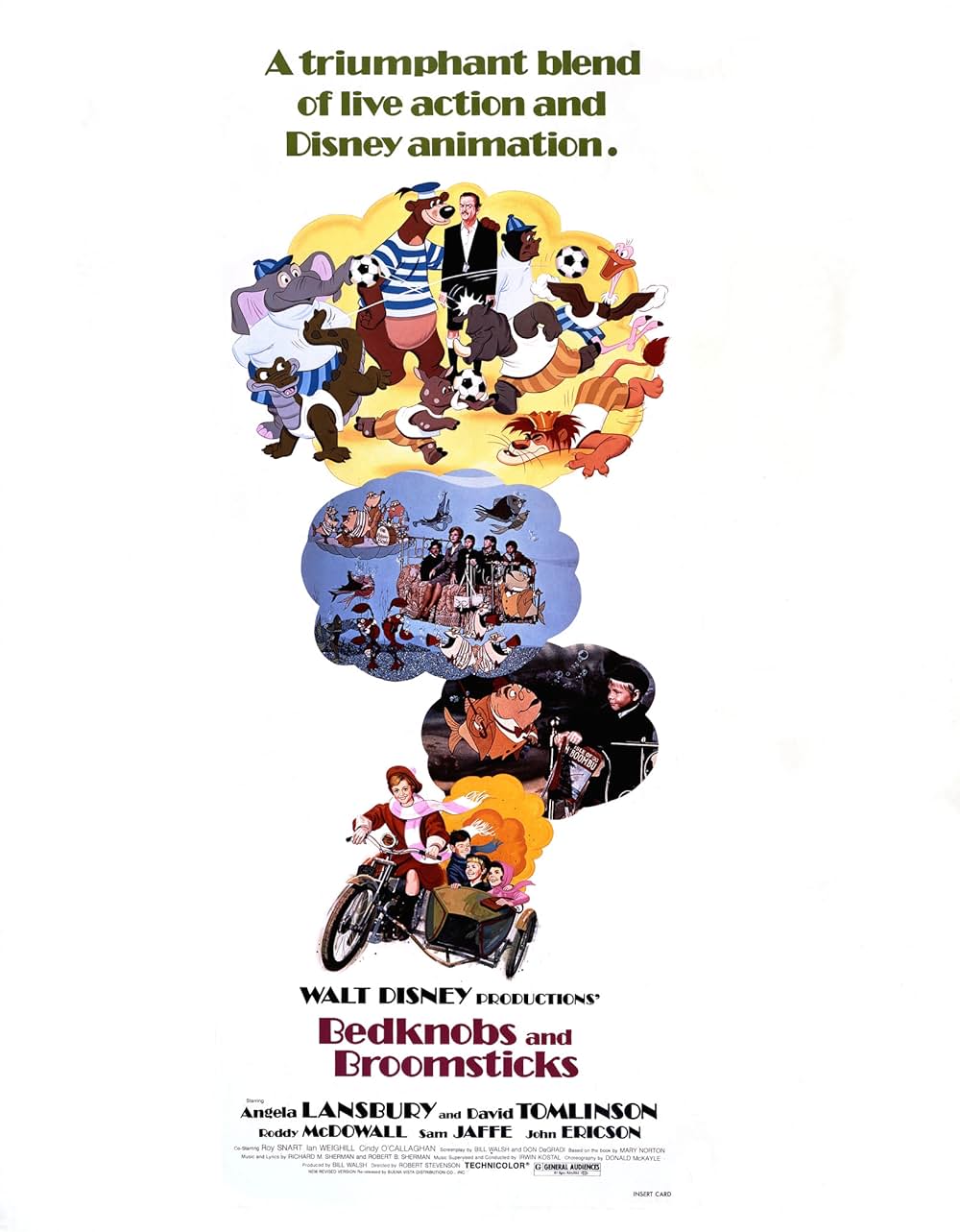 ベッドかざりとほうきの画像